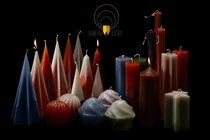 Samenlicht, handgemaakte kaarsen, 100% gerecycled