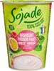 Sojade, plantaardige variatie op yoghurt, soja, framboos-passievrucht, 400gr