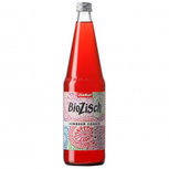 Biozisch framboos-cassis frisdrank, 700ml, Voelkel