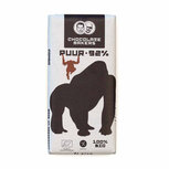 Chocoladereep, Gorilla bar, extra puur, 92pr, 80gr, Chocolate Makers