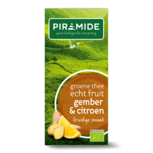 Piramide groene thee, gember-citroen, 20x1kop