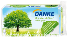 Toiletpapier, 3-laags/8rol, Danke