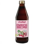 Kombucha, cherry-mint, 330ml, Voelkel