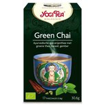 Yogi thee, green chai, 17x1kop