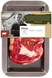 Runder ribeye, ongeveer 250gr / prijs per kg, Lebon