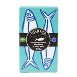 Makreel in bronwater, 125gr, Fish 4 Ever