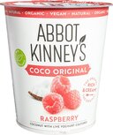 Kokosyoghurt, framboos, 350gr, Abbot Kinney&#039;s