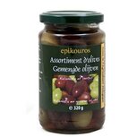 Epikouros, olijven, kalamata en groene, met pit, 320gr