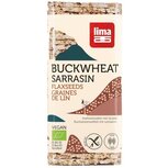 Boekweitwafels met lijnzaad, 130gr, Lima