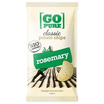 Chips rozemarijn, 125gr, Go pure