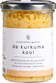 Gefermenteerde bloemkool - kurkuma, 220gr, Completeorganics