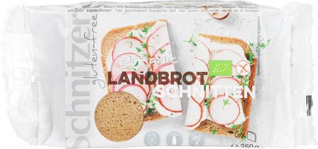 Boerenbrood, gl&uuml;tenvrij, 250gr, Schnitzer