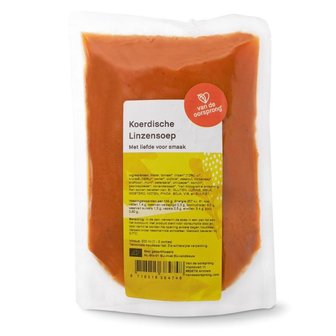 Koerdische linzensoep, 500ml, Traitteur De Oorsprong