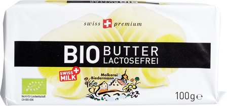 Boter, lactosevrij, 100gr, Biedermann