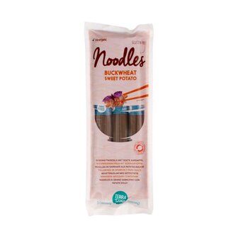 Boekweit noodles, zoete aardappel, 250gr, Terrasana