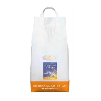 Roggemeel, langere levertijd, 5kg, De Nieuwe Band