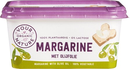 Margarine, met olijfolie, 500gr, Your Organic Nature