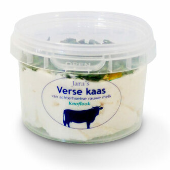 Verse kaas, knoflook, 200gr, Ruimzicht