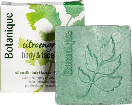 Body & face bar, citroengras, 100gr, Botanique