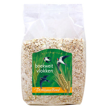 Boekweitvlokken, 500gr, De Nieuwe Band