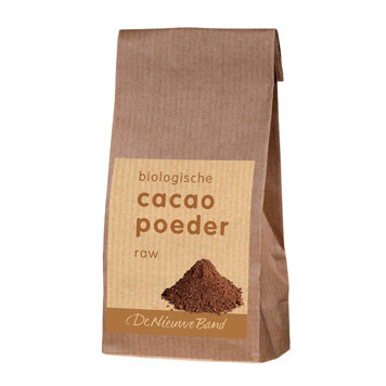 Cacaopoeder, raw, 250gr, De Nieuwe Band