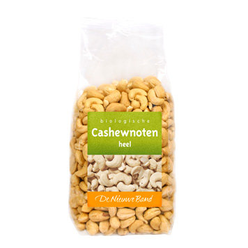 Cashewnoten heel, 1kg, De Nieuwe Band