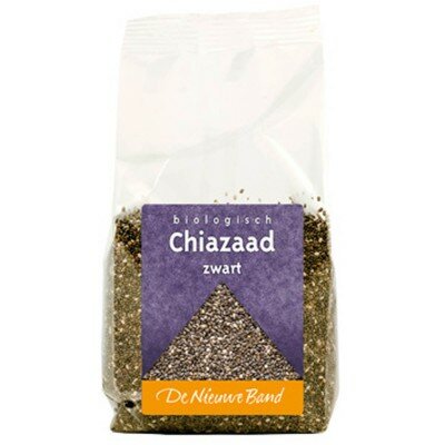 chiazaad zwart, 250g, De Nieuwe Band