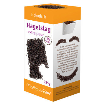 Choco hagelslag extra puur 50pr., 225g, De Nieuwe Band