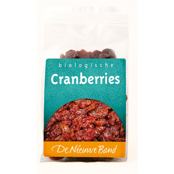 Cranberries, gedroogd, 100gr, De Nieuwe Band