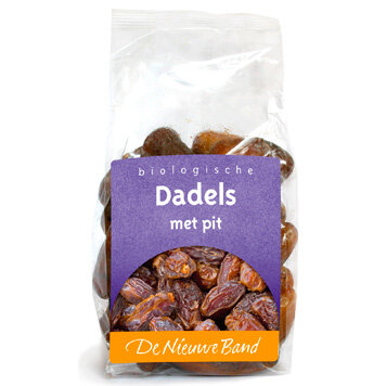 Dadels met pit, 250gr, De Nieuwe Band