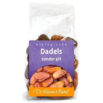 Dadels zonder pit, 250g, De Nieuwe Band