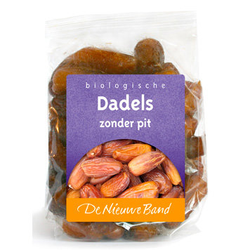 Dadels, zonder pit, 500gr, De Nieuwe Band