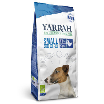 Hond - droogvoer, kl.rassen kip vis brok, 2kg, Yarrah