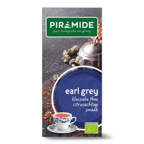 Earl grey thee, zwarte,  20x1kop, Piramide