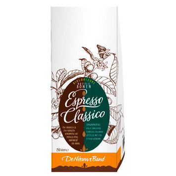 Espresso classico, koffiebonen, 500gr, De Nieuwe Band