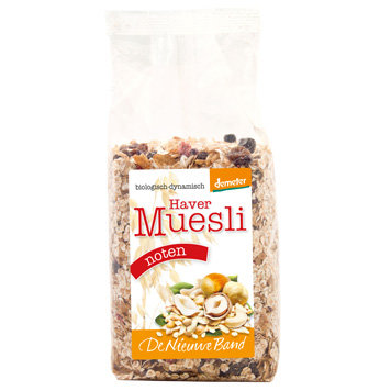 Havermuesli noten, 500g, De Nieuwe Band