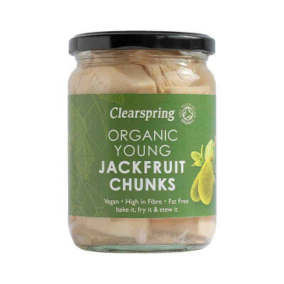 Jackfruit, chunks, 500gr-pot, Clearspring