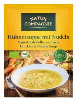 Kippensoep met vermicelli, instant, 40gr, Natur Compagnie