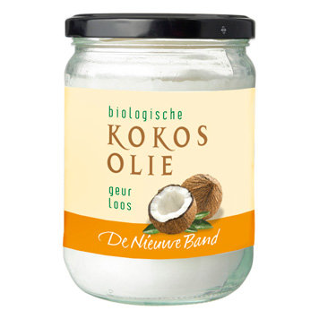 Kokosolie, geurloos, 500ml, De Nieuwe Band