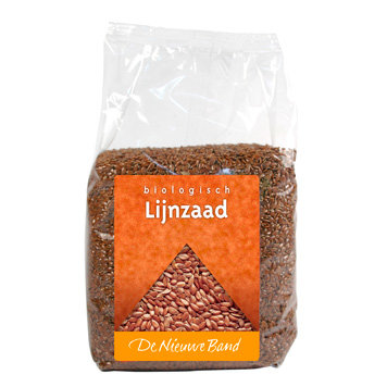 Lijnzaad, heel, 500gr, De Nieuwe Band