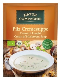 Paddestoelen-creme soep, 40gr, instant, Natur Compagnie