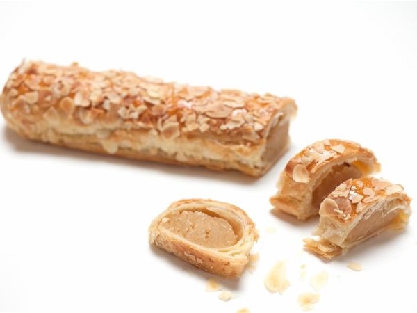 Roomboter Amandelstaaf, 250gr, Driekant