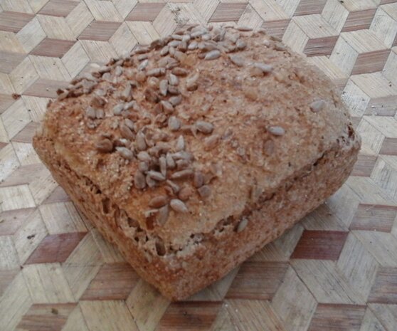 Speltbroodje zonnebloempitten, Sallands Ambachtsbrood, niet biologisch gecertificeerd