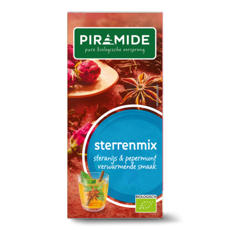 Sterrenmix thee, 20zakjes, Piramide