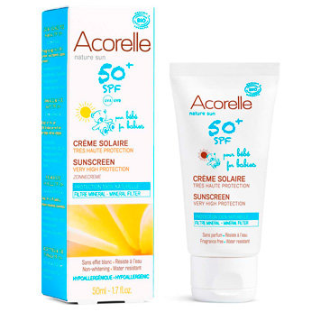 Sunscreen for babies spf 50pl., 50ml, Acorelle