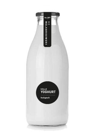 Volle boerenyoghurt, 1ltr-fles, Melkbrouwerij