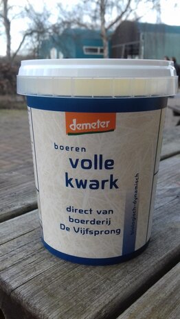 Volle boerenkwark, 500gr, Vijfsprong