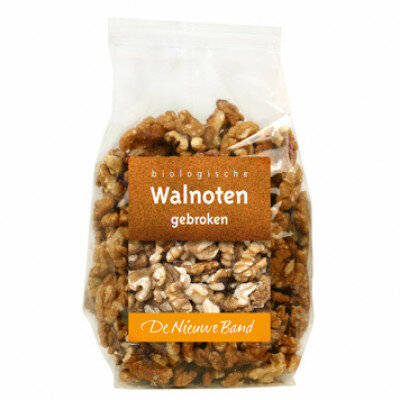 Walnoten gebroken, 500gr, De Nieuwe Band
