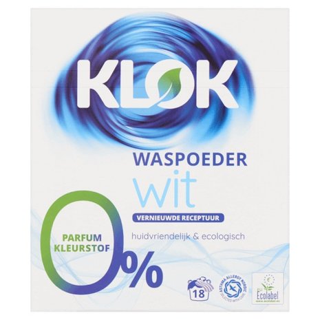 Waspoeder, wit ,1,35kg, Klok Eco