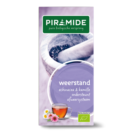 Weerstand thee, 20zakjes, Piramide